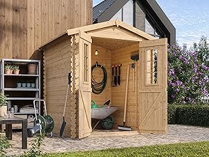 maison de jardin por velos pour la machine Chalet cabane en bois bar d'été stockage atelier