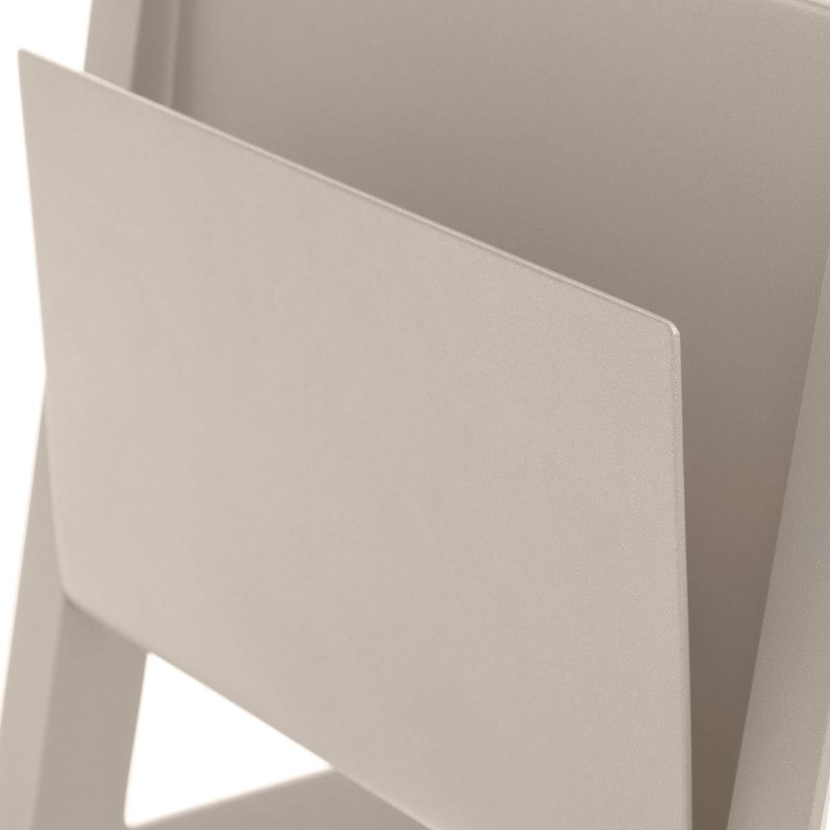 jardinite - Allure table de jardin carrée 55x45x55cm aluminium argile