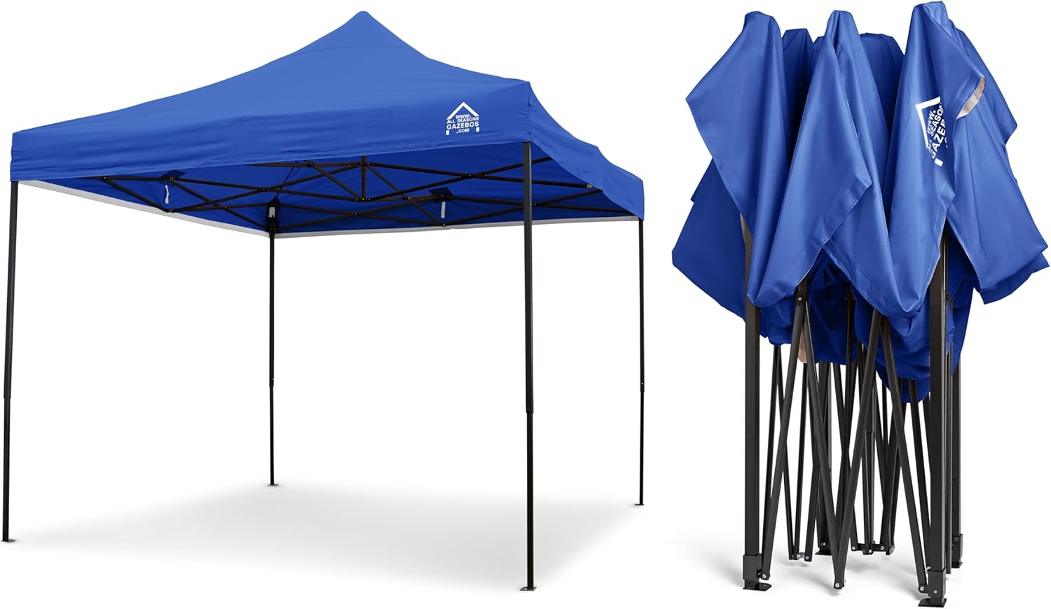 jardinite - Tonnelle Pop-up - 3x3m - entièrement imperméable, Bleu Roi