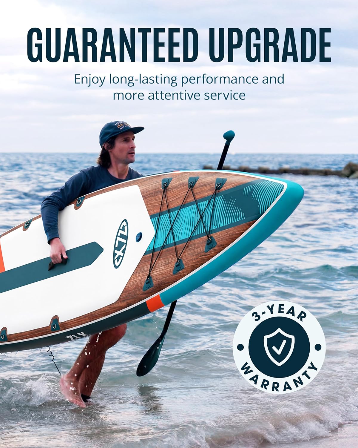 ZLX Planche de Paddle Gonflable Touring 350cm avec Siège Kayak | Sup Rapide et Stable Longue Distance, Charge 180kg, Stand Up Paddle Board Exploration