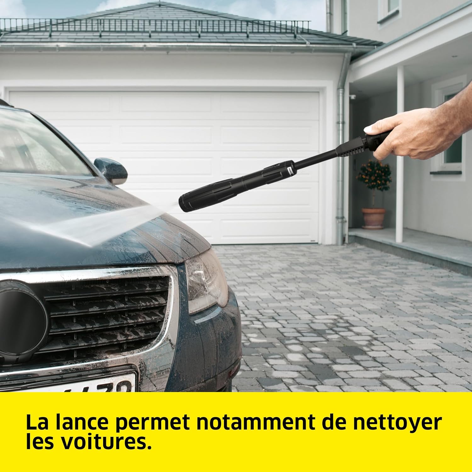 jardinite - Nettoyeur Haute Pression K 5 Classic Car & Home - 145 bar, 500L/h, 40m²/h, Filtre à Eau, Poids 5.6kg, Pistolet