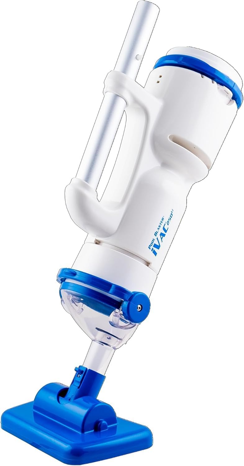 Water Tech jardinite iVac 250 Li Aspirateur Piscine Électrique sans Fil, Batterie Lithium Rechargeable, Nettoyeur Puissant pour Piscine Hors Sol et Enterrée, Spa et Jacuzzi, Aspirateur Manuel