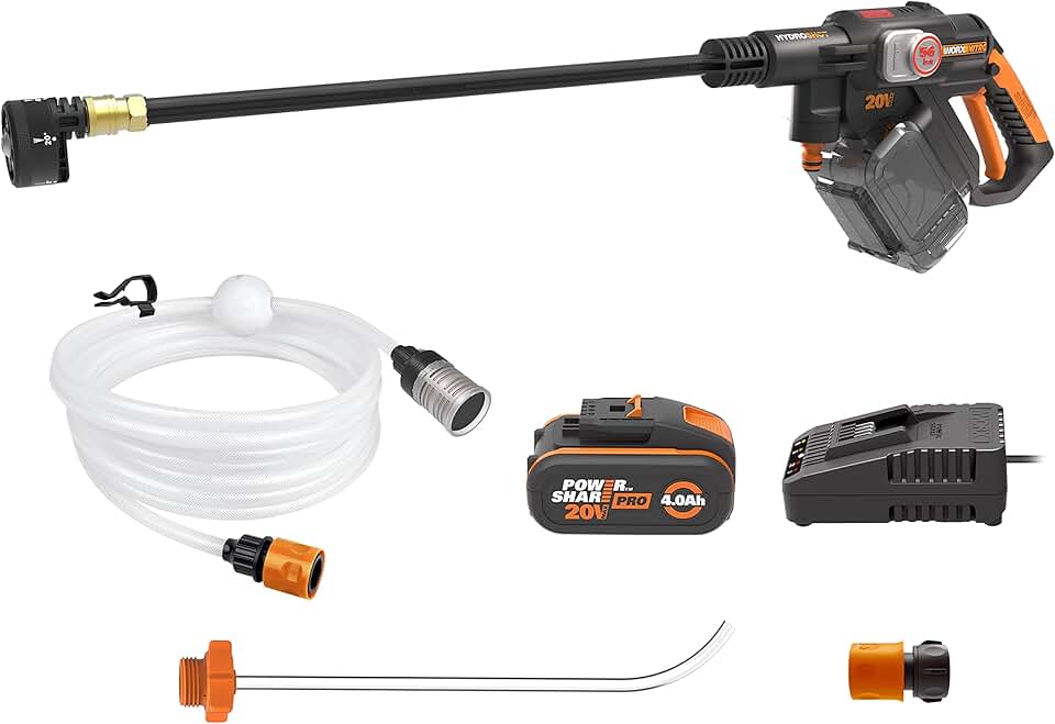 jardinite - Hydroshot série 20V - sans fil, brushless, 4Ah, mobile WG633E