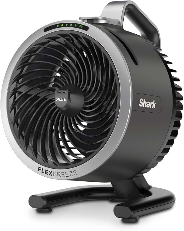 jardinite - FlexBreeze - ventilateur brumisateur portable, léger, 5 vitesses silencieux, utilisation sans fil, FA050EU