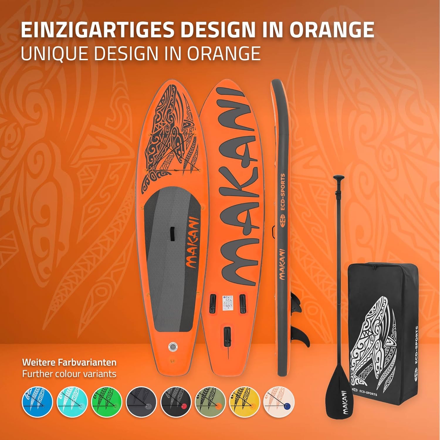 jardinite - Stand Up Paddle Série - 305/308/320/380 cm - PVC, 120/150 kg, ép. 10/15 cm
