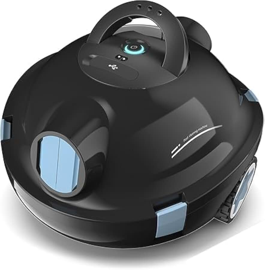 jardinite – Robot piscine sans fil, 120 min autonomie, pour 100 m² – Noir