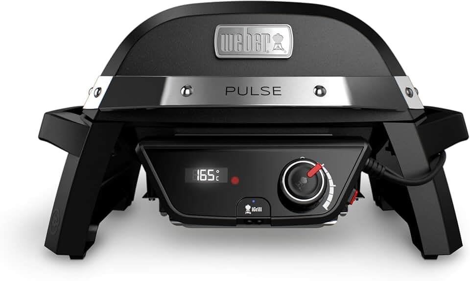 jardinite - Barbecue électrique Pulse 1000 - compact - 1800W, contrôle digital