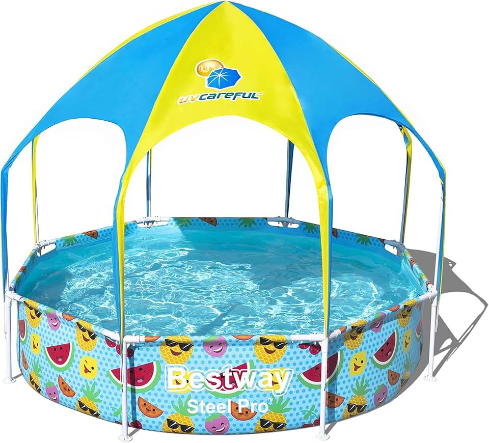 jardinite Piscine tubulaire Bleu 244 x 244 x 51 cm 1680 L 56432
