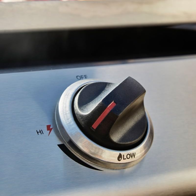 Cooking Box - Plancha gaz Cadix 2 feux - 45,5x36cm inox, tiroir graisse, 6 convives, 6,3 kW - FBT6524/01