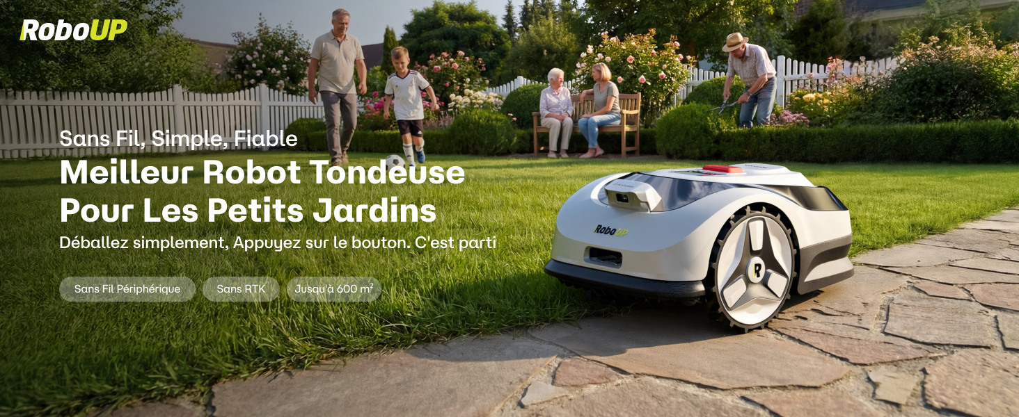 Raccoon 2 SE Robot Tondeuse Vision Vidéo