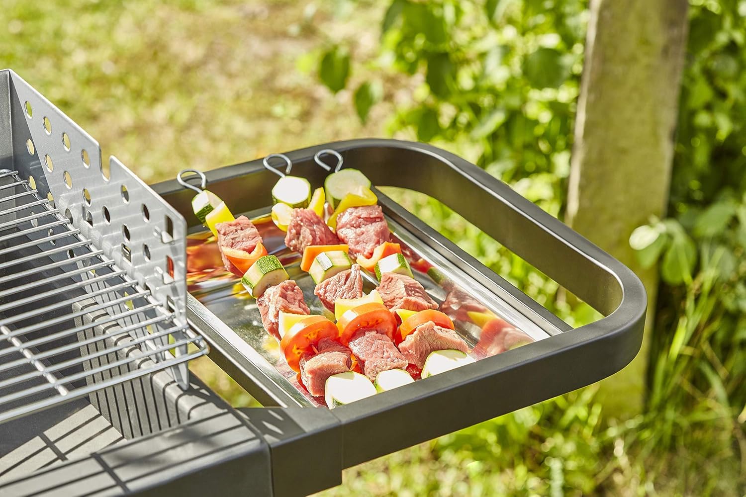 Cook’in Garden - Easy 60 - barbecue fonte, montage rapide, roulettes