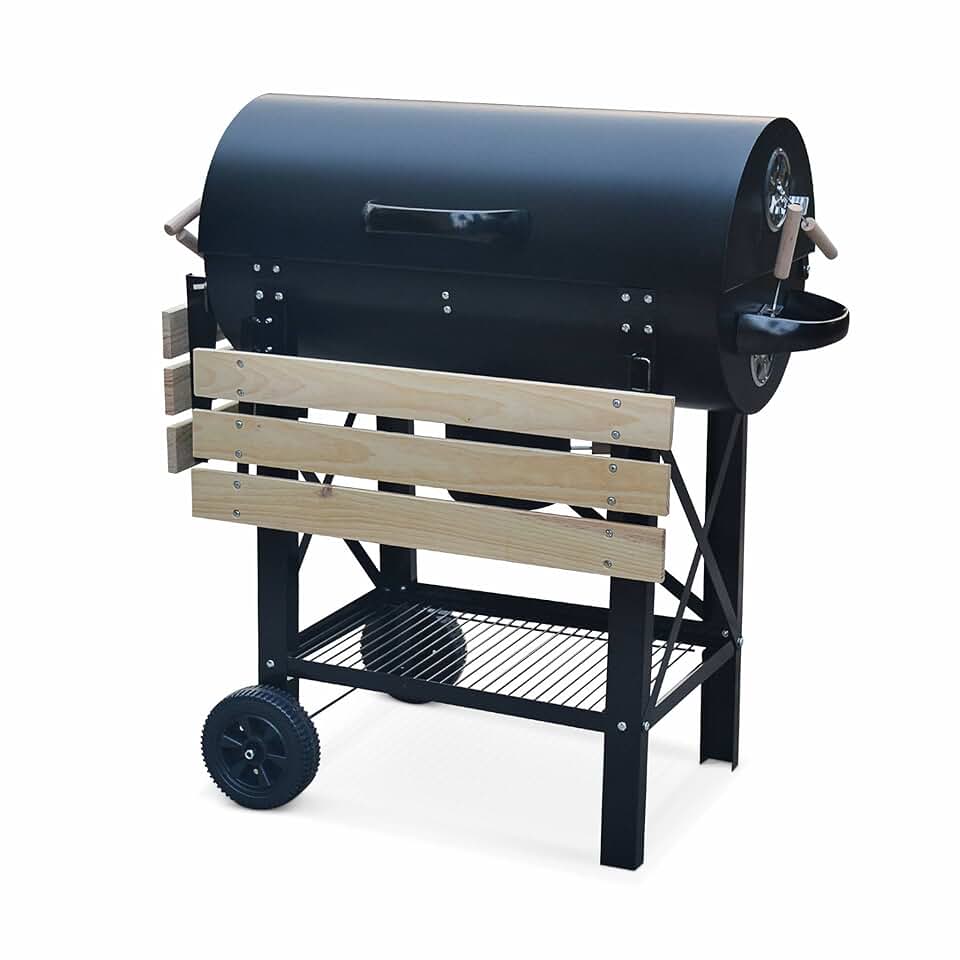 jardinite - Serge - barbecue fumoir charbon, aérateurs, récupérateur de cendres