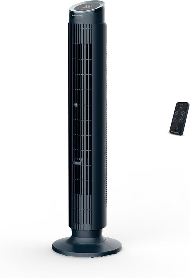 jardinite - ventilateur tour Eole Silence Force - format compact - rafraîchissement puissant, silencieux, économie d'énerg