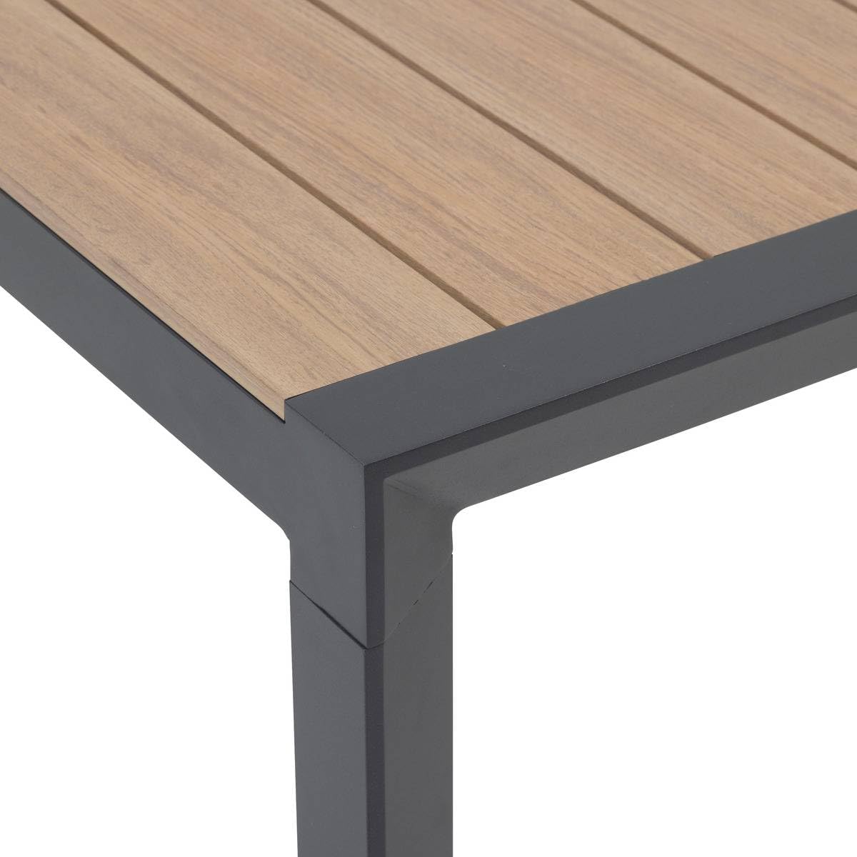 jardinite - Evasion 6 places - Effet bois honey, graphite - Aluminium