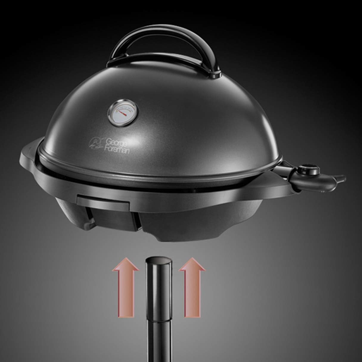 jardinite - Barbecue 2 en 1 - 44,5cm - Électrique, grill avec bac à graisse, 2400W, 22460-56
