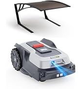 Robot tondeuse jardinite T600 avec garage, Dratlosse RTK + KI - Tondeuse à gazon commandée - Robot avec obstacles