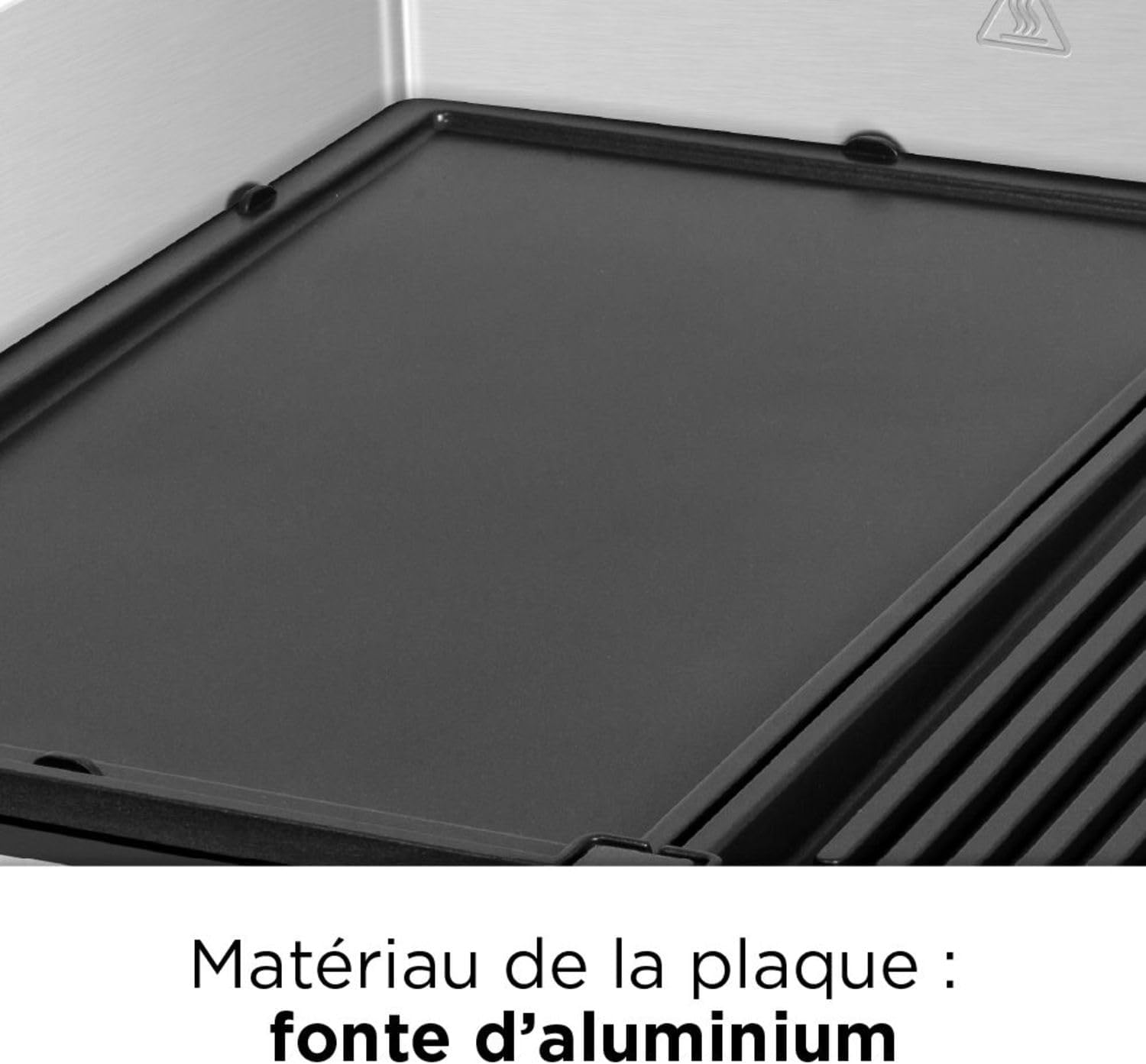 Riviera&Bar - Combiné plancha/grill bi-zone - 1910 cm², plaques inclinées, thermostats séparés - inox