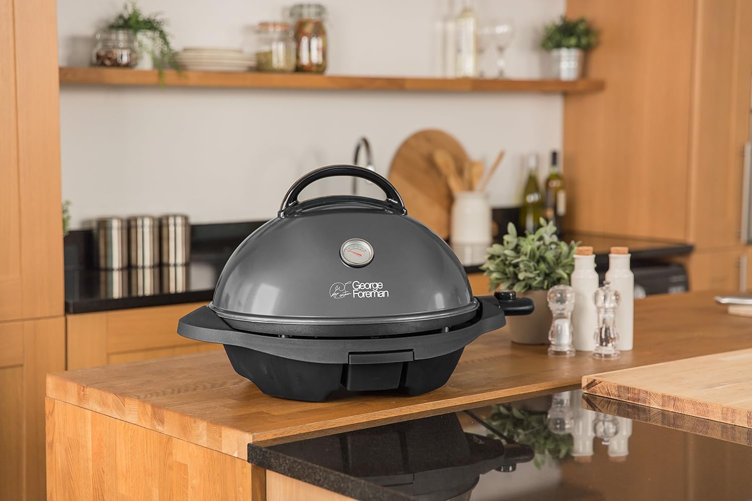 jardinite - Barbecue 2 en 1 - 44,5cm - Électrique, grill avec bac à graisse, 2400W, 22460-56