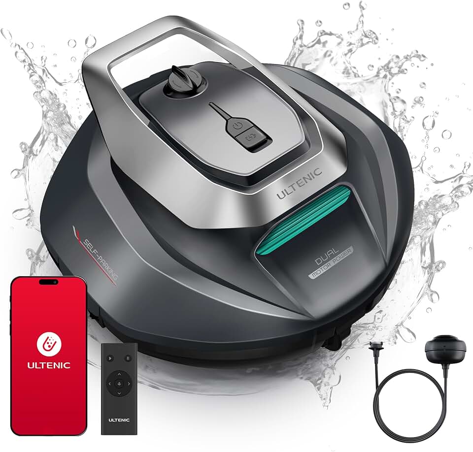 jardinite - Pooleco 10s - 80㎡ - robot piscine sans fil, APP, 90min, haute aspiration
