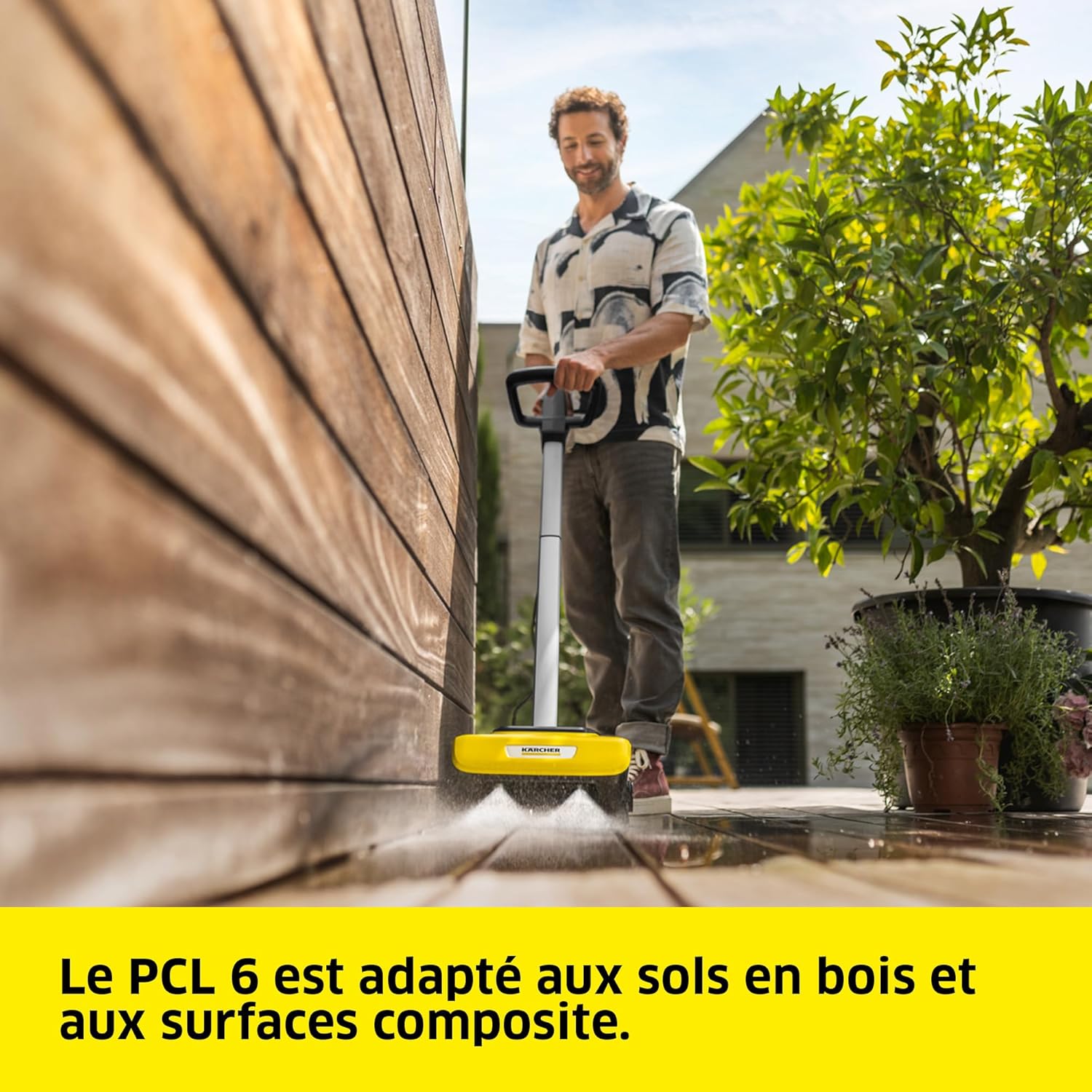 jardinite - PCL 6 - 300 mm - nettoyeur terrasse, pression 10 bar, rotation 600-800 TR/Min, PCL6