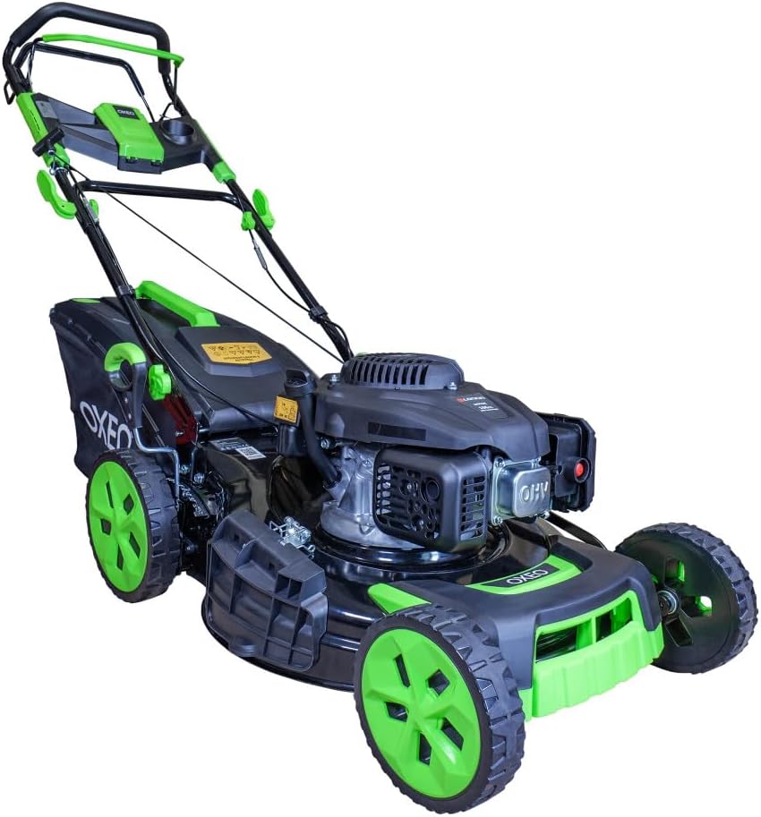 Tondeuse thermique auto-propulsée 53cm, moteur Loncin, bac 65L V200