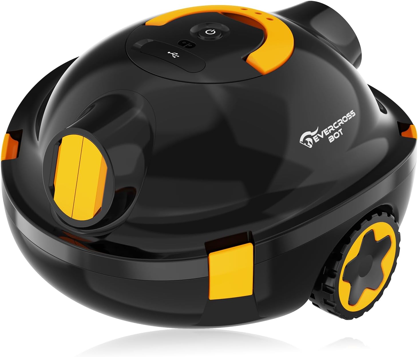 Y10 Robot Piscine, Robot Piscine sans Fil pour Le Nettoyage des Sols, Robot pour Piscines Hors Sol 100Min &120㎡, Stationnement Automatique, Robot Aspirateur Piscine Filtre 180μm (Noir)