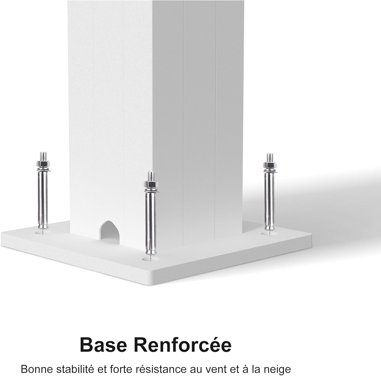 jardinite - Pergola Bioclimatique - 4,24x3m - Aluminium, lames orientables, blanc