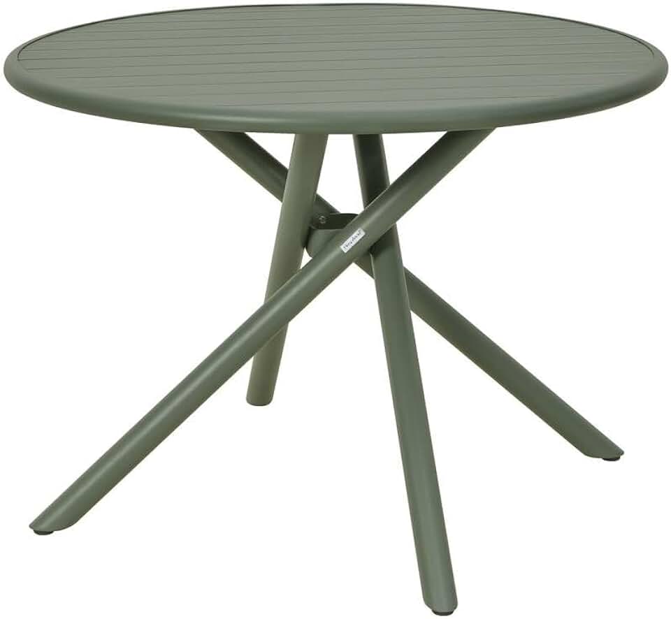 jardinite - Nebullia Table Jardin 4 places 105cm Vert Laurier