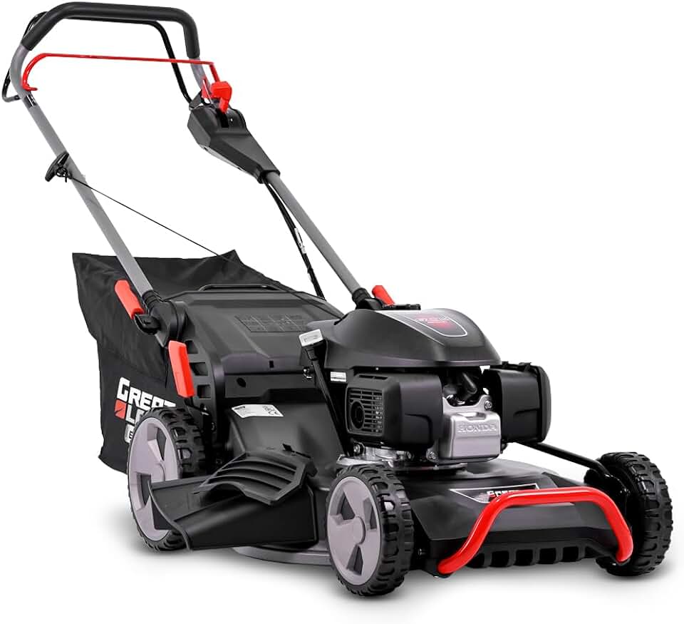 jardinite - Tondeuse thermique tractée - 202CC - Mulching, éjection latérale, vitesse variable