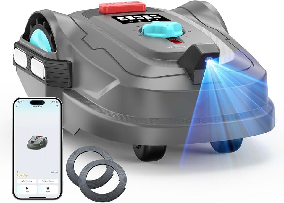 jardinite - Tondeuse robot série M800Plus - 800m² - GPS, 3D vision, sans fil, détection 150 obstacles, M800Plus