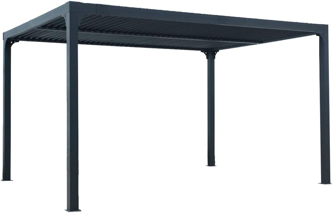 Pergola bioclimatique - gris anthracite - 10,8 m² - PER 3630 BI