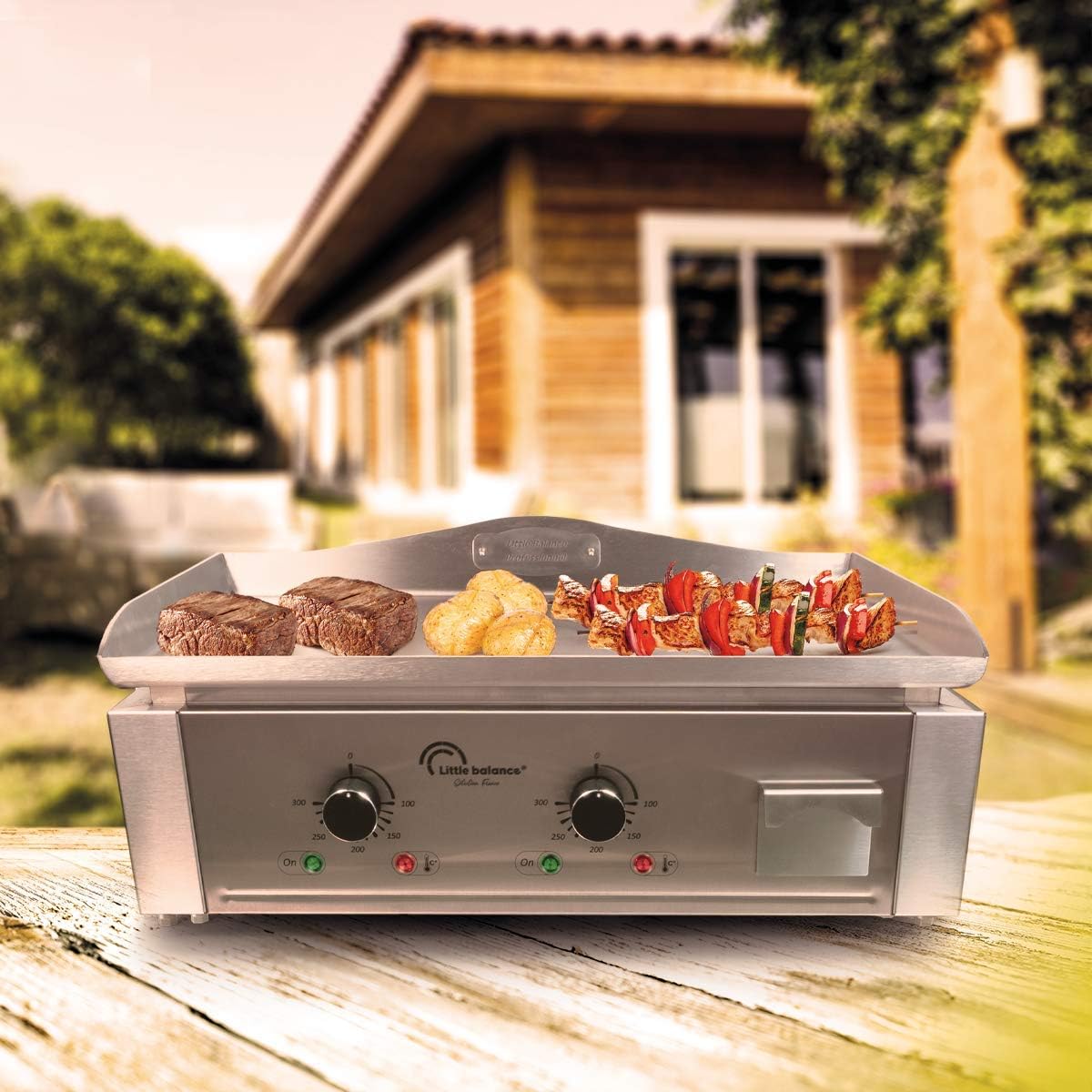 jardinite - Aquitaine Pro série - inox - 2 zones, 3500W - 8476