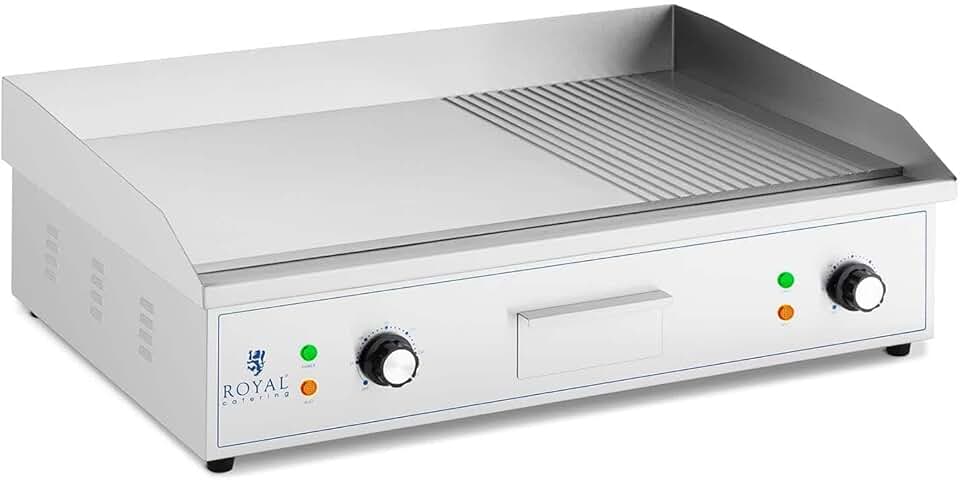 jardinite - Plancha professionnelle 727x420 mm fer 4400 W RCPG51-M