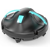 jardinite Aspirateur Piscine, Robot Piscine sans Fil 120 Minutes de Nettoyage, Stationnement Automa...