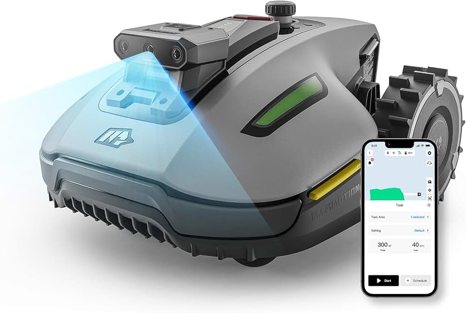 jardinite - YUKA Mini - 700 m² - tondeuse robot AI vision triple caméra YUKA Mini