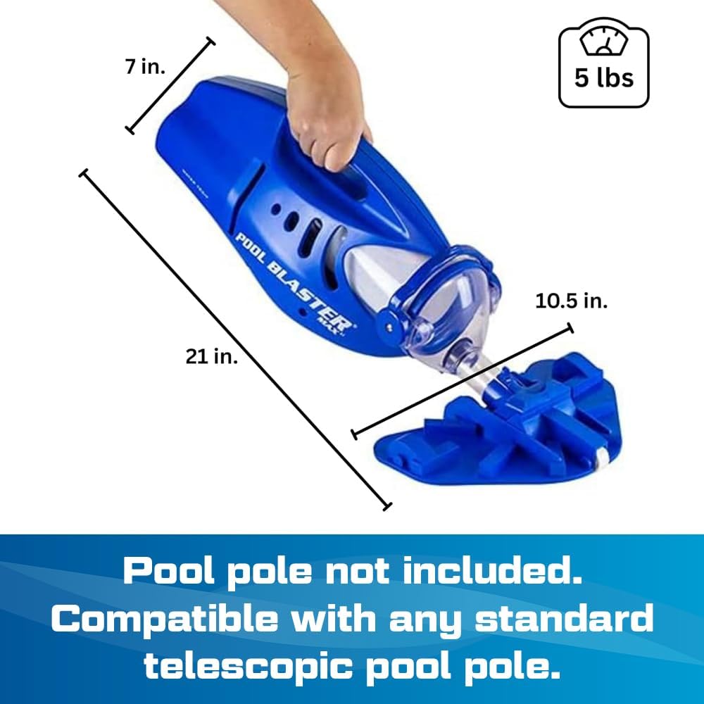 Water Tech jardinite Max Li Aspirateur de piscine, aspirateur de piscine sans fil avec moteur P30, aspirateur à main pour piscine et spa