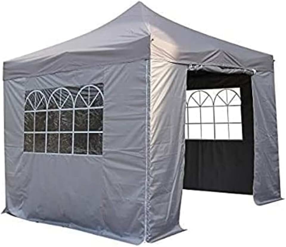 Tonnelle - Premium - 3x3m - Robuste et imperméable, 4 panneaux latéraux