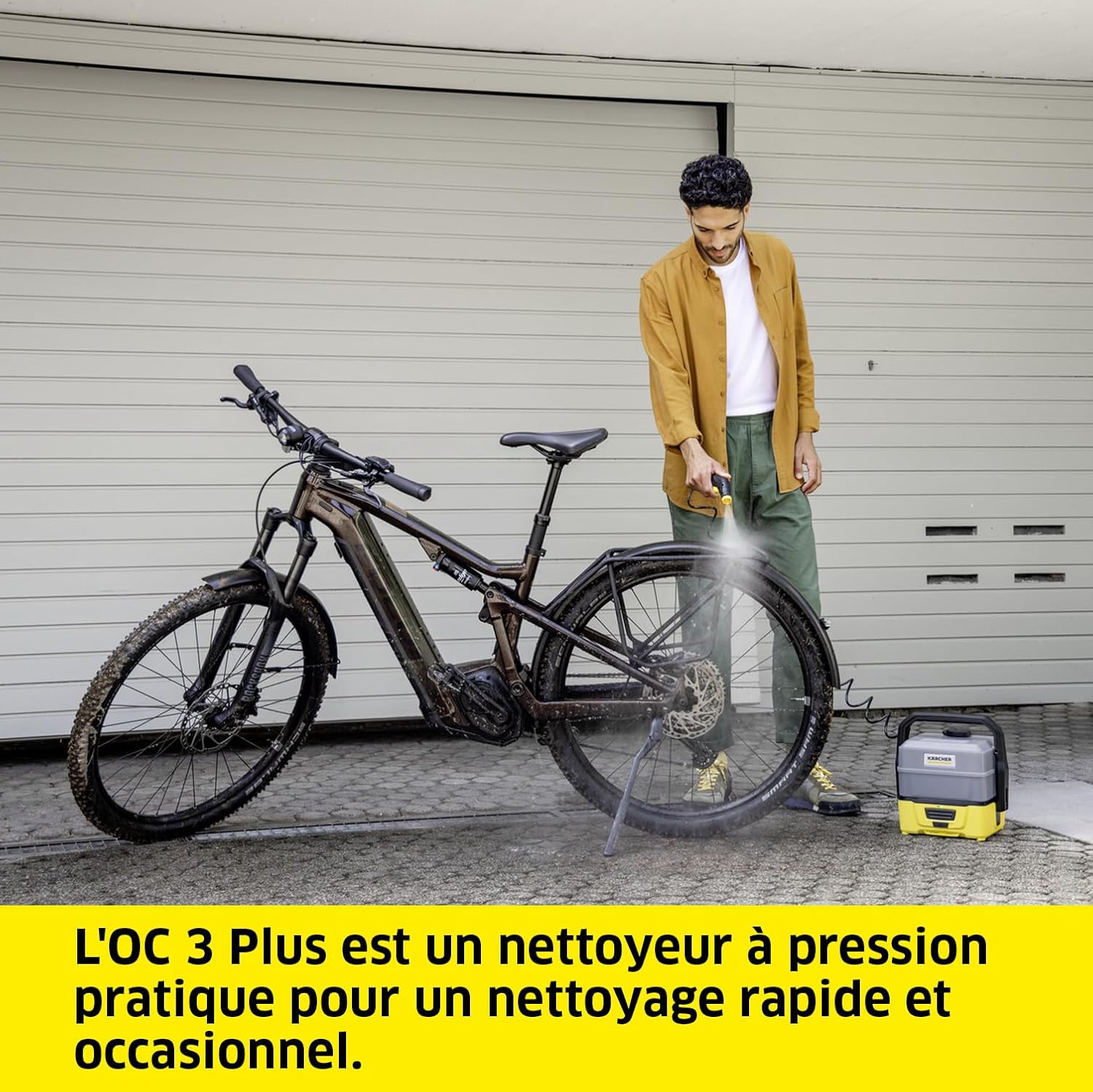 jardinite - OC 3 Plus - 26x23x28 cm - nettoyeur mobile, 7L, 2.3kg, batterie Li-Ion