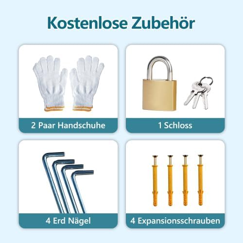 Abri en métal de 4 x 10 pieds avec kit de sol, toit en appentis avec double porte et 2 fenêtres, abri stable pour jardin, terrasse, cour, environ 1,2 x 3 m, gris