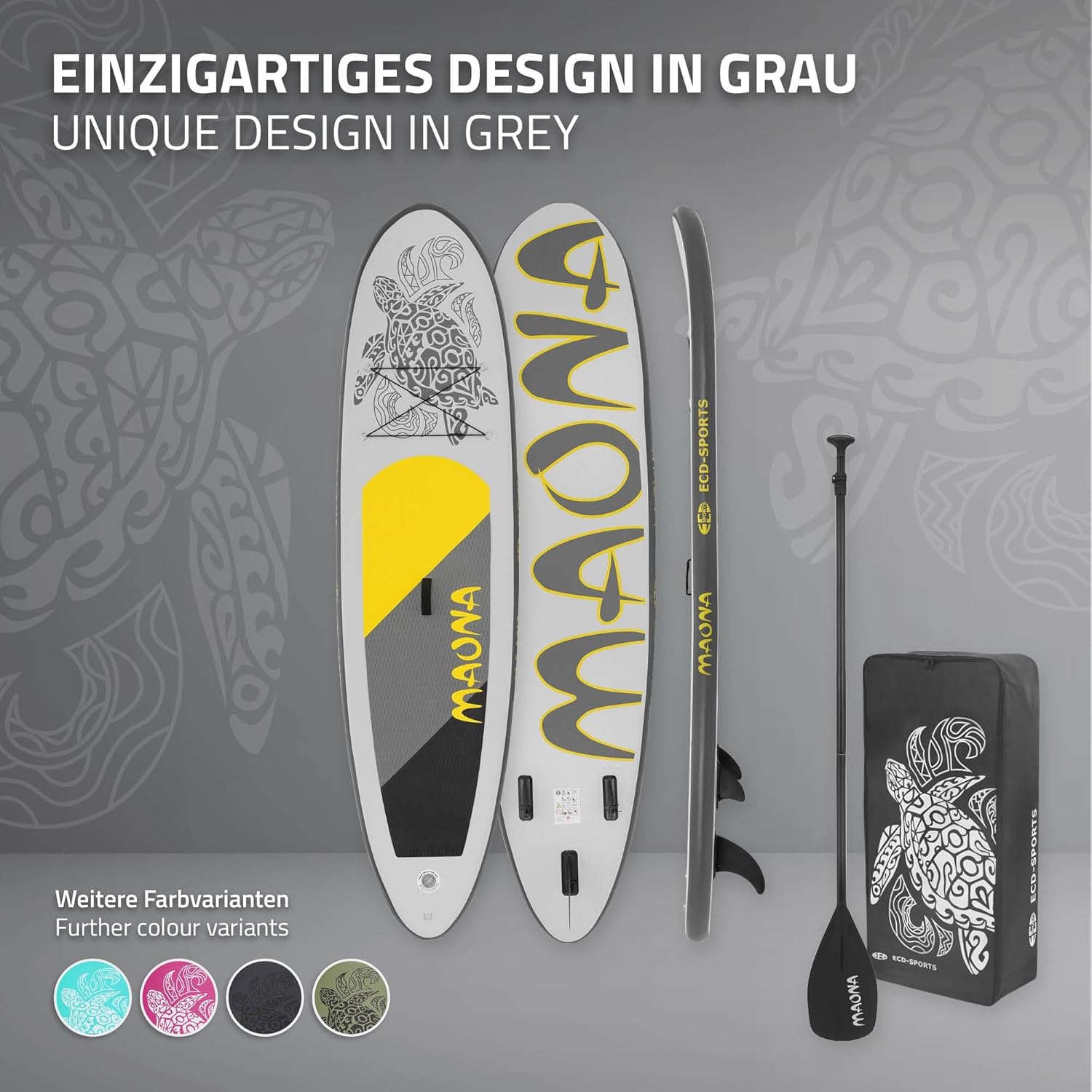 jardinite - SUP gonflable série Stand Up - 305/308/320/380 cm - PVC, 120/150 kg, 10/15 cm d'épaisseur