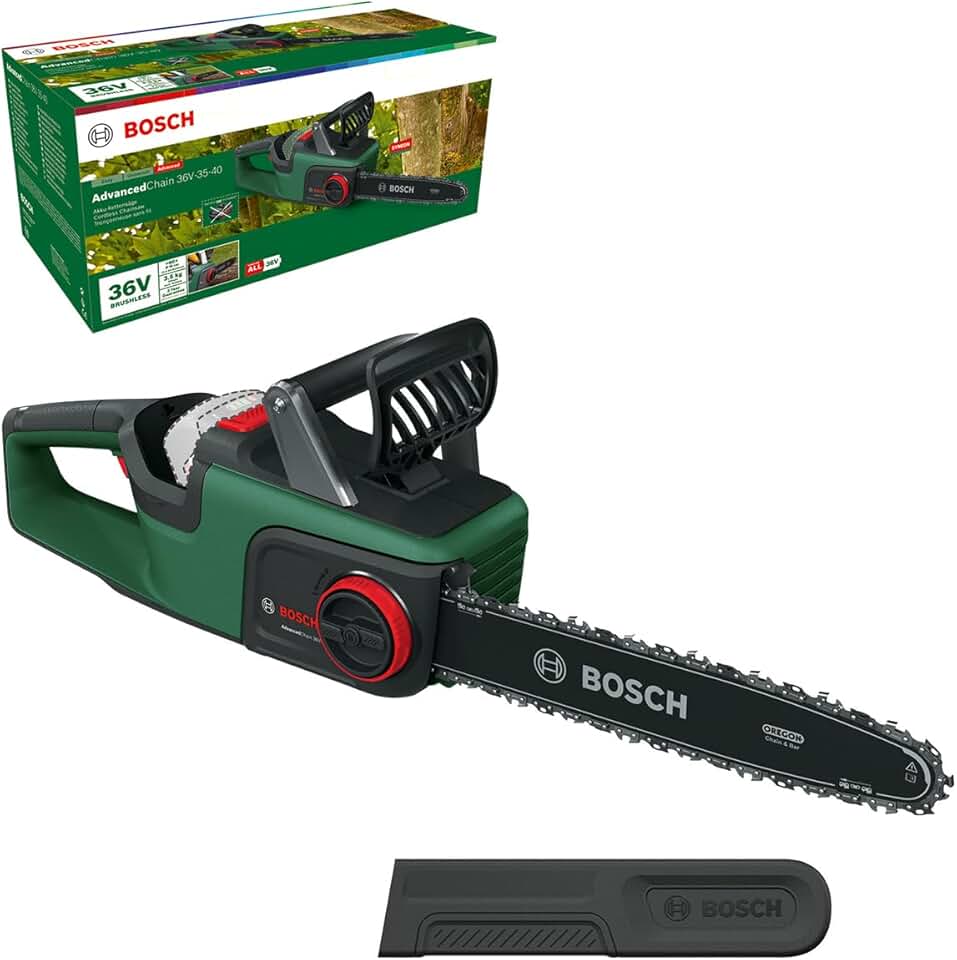 jardinite - AdvancedChain série 36V - 35 cm - vitesse 14 m/s, bois dur, 36V, AdvancedChain 36V-35-40