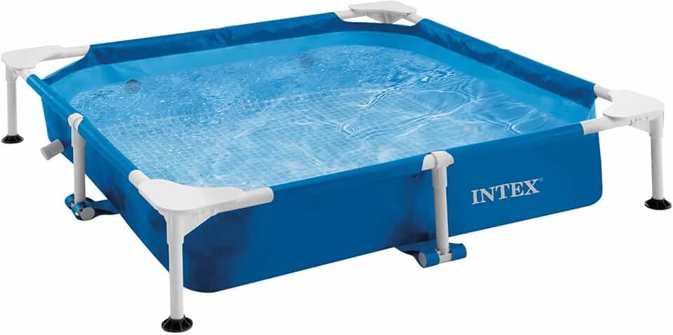 jardinite - Animaux - piscine carrée tubulaire enfants - 1,59m - 48402NP