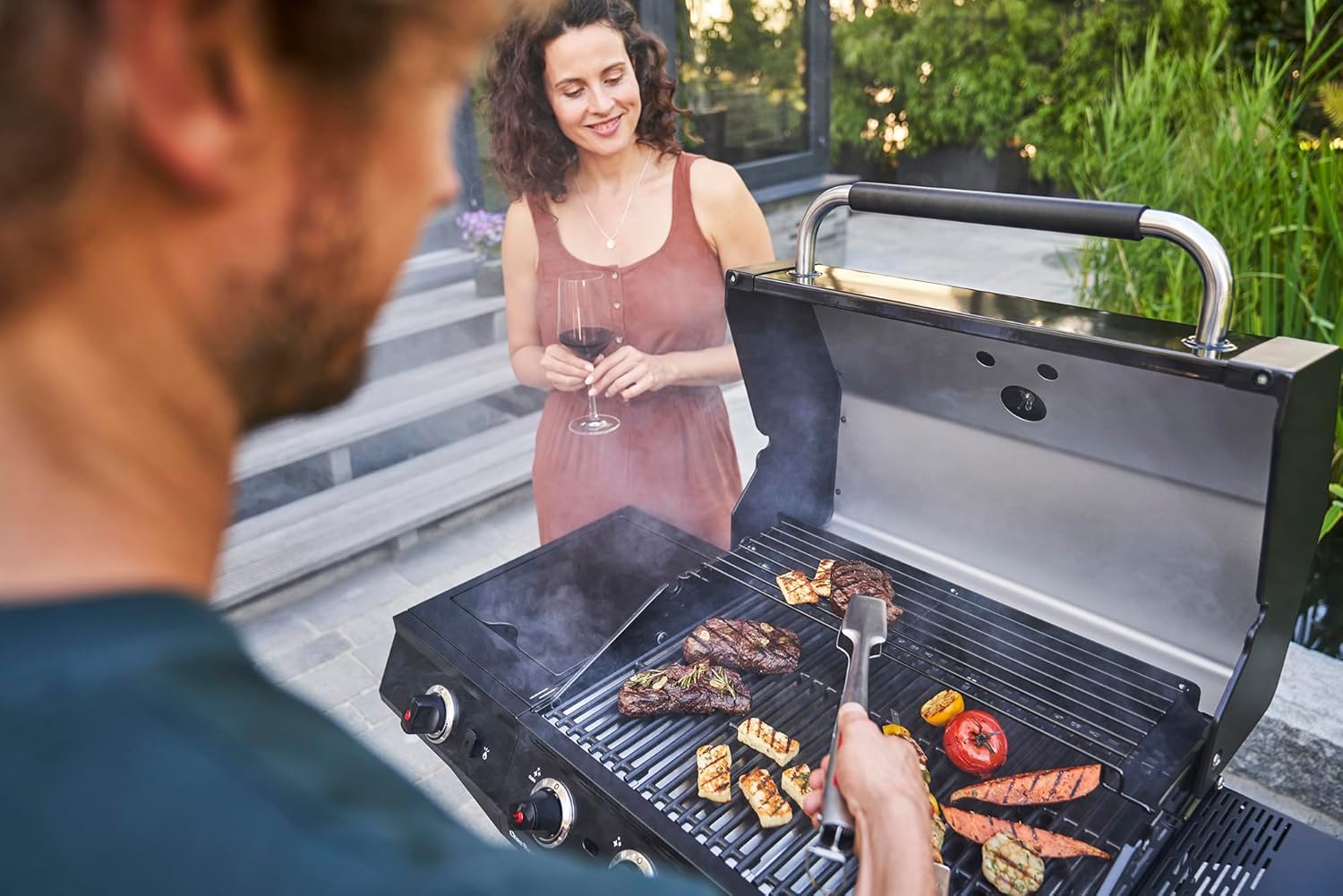 Char-Broil - Advantage CORE B - 4+1 brûleurs, TRU‑Infrared, brûleur latéral