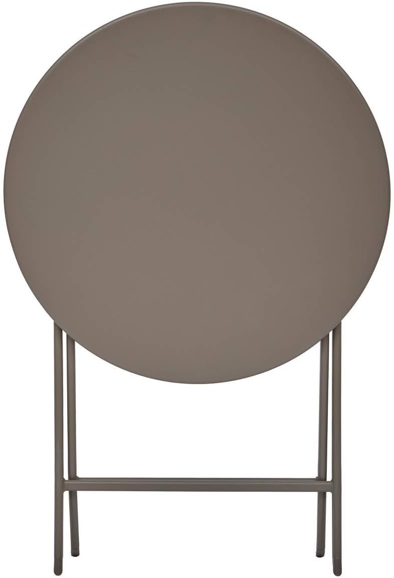 jardinite - Greensboro pliante ronde - 2 places - acier renforcé, antirouille