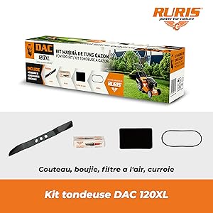 RURIS Tondeuse à Gazon Thermique DAC 120xl 4 CV