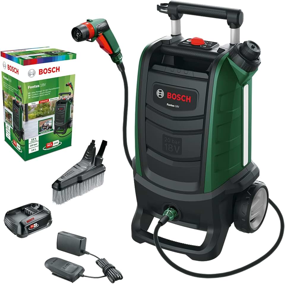 jardinite - Fontus 18V - compact sans fil, batterie incluse, carton