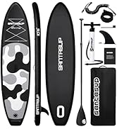 jardinite Stand Up Paddle Planche de Surf Sup Gonflable Complet Accessoires Pagaie Réglable, Pompe...