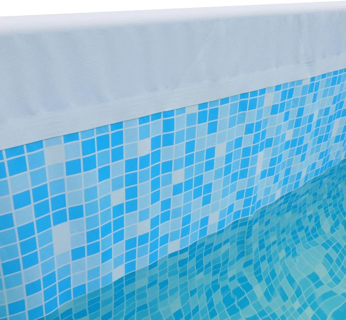 yourGEAR - Piscine familiale XL - 3x2x1m - Acier, skimmer, jardin