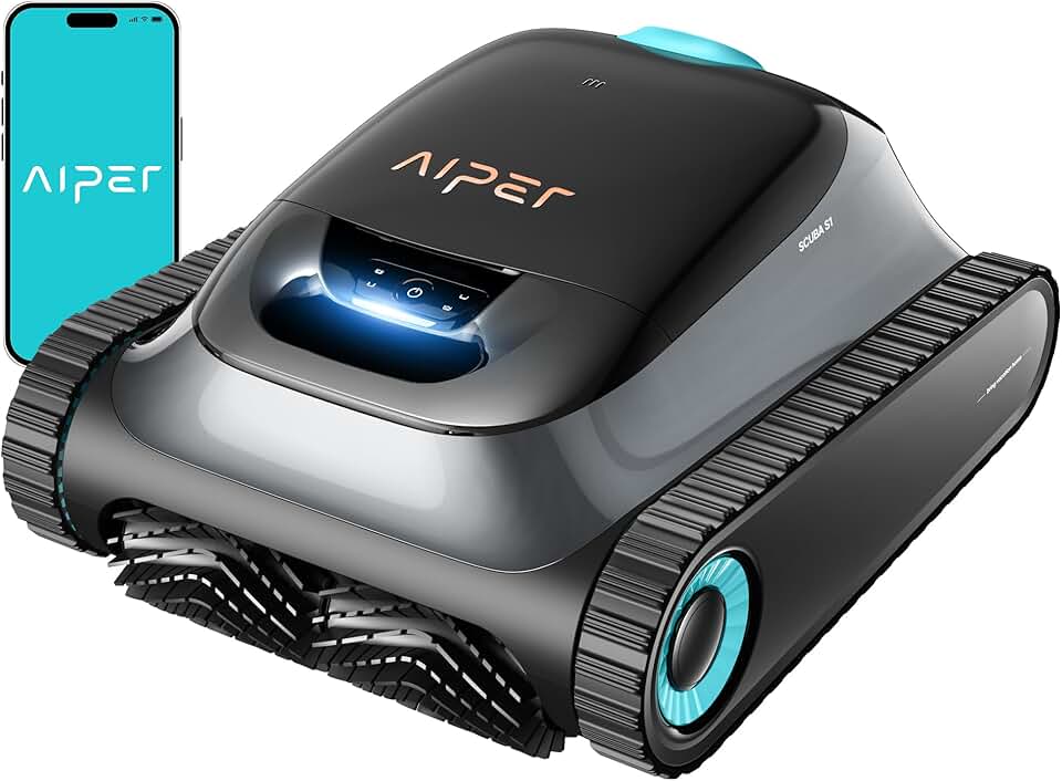 jardinite - Scuba S1 - robot piscine - 270min, filtration fine, 11 capteurs, app - Scuba S1