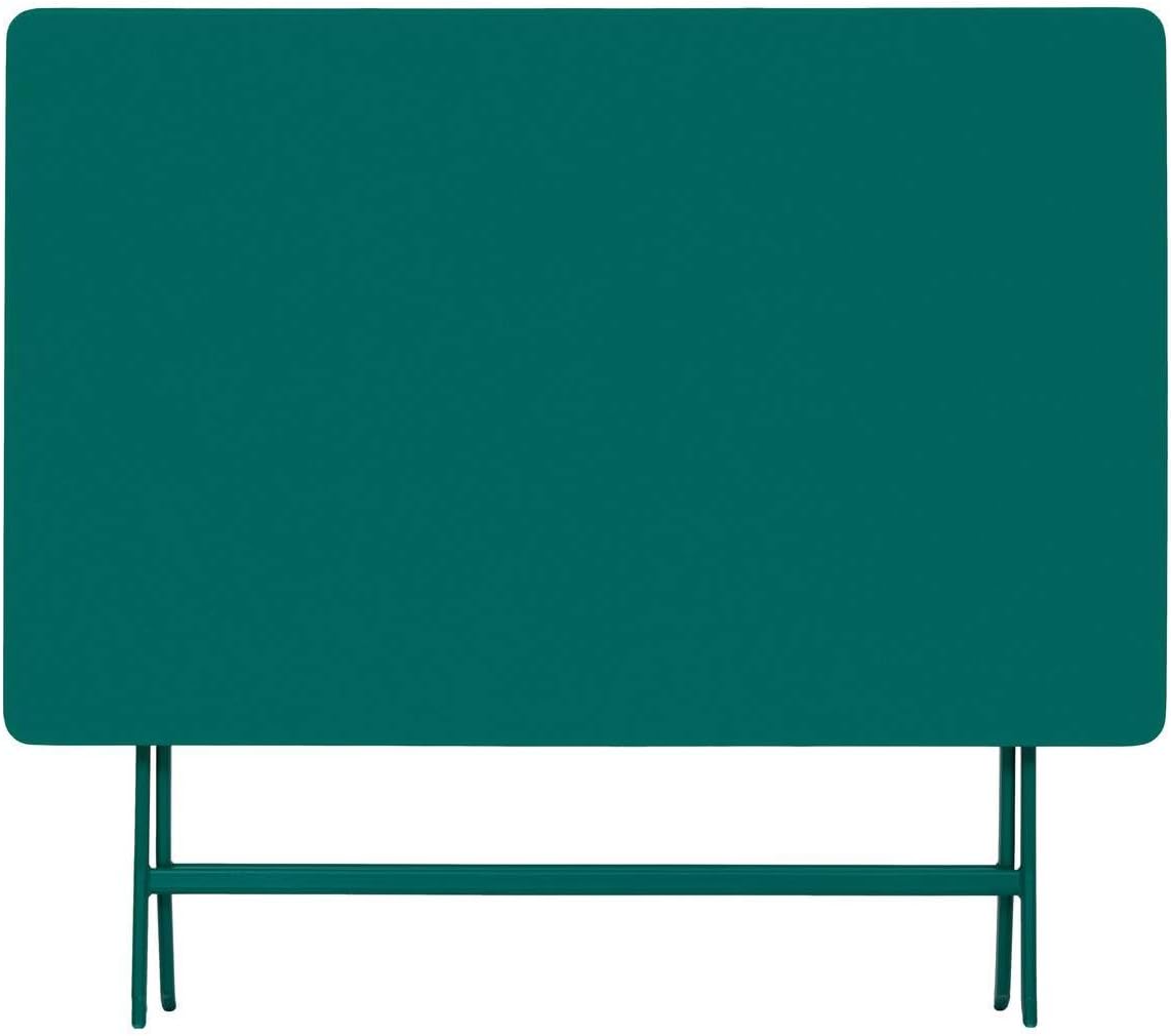 jardinite - Greensboro Opale - rectangulaire pliante 4 places - acier antirouille renforcé